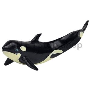 Vintage Killer Whale Orca Figure 4" Monterey Bay Aquarium - Safari Ltd 1991